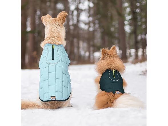 Kurgo Loft Dog Jacket - Reversible Cozy Coat 