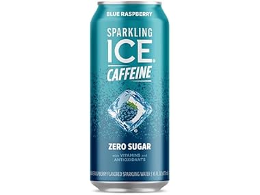 $2.99, Was $9.99, 70% Off! 1CT Sparkling Ice Caffeine, Blue Raspberry Sparkling 16 oz. dealfomo