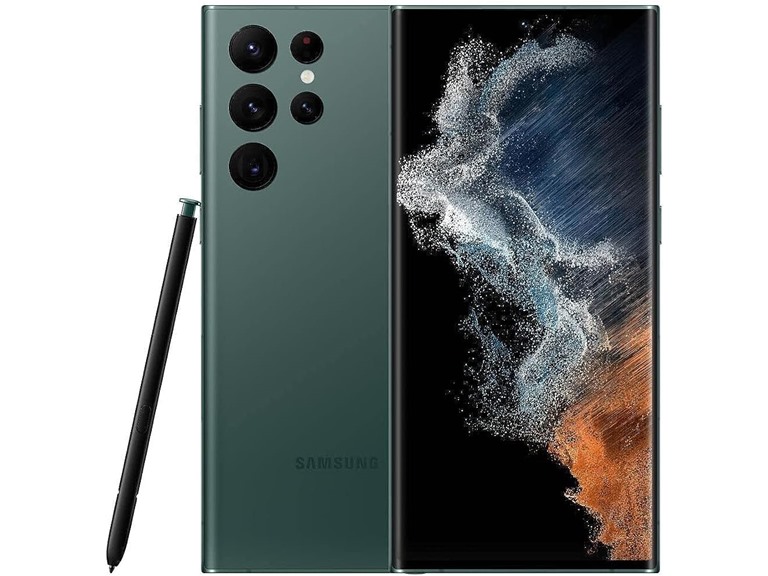 Samsung Galaxy S22 Ultra Cell Phone Green