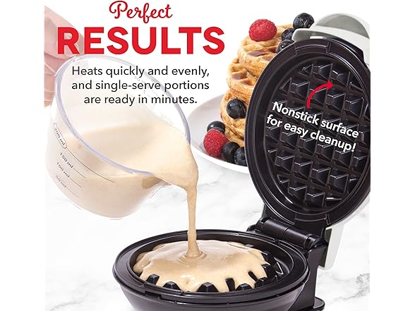 DASH Mini Maker for Individual Waffles, Rainbow