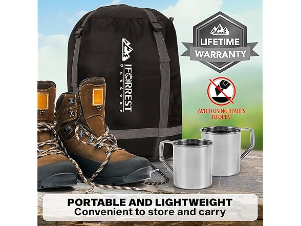 IFORREST Double Sleeping Bag for Adults