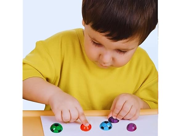 Assorted Multicolor Vinyl Sports Poppers (6 Packs of 12)