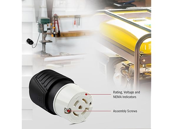 ENERLITES NEMA L21-20R Locking Connector