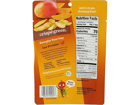 Crispy Green CRISPY MANGOES SNGL SRV (12x0.63)