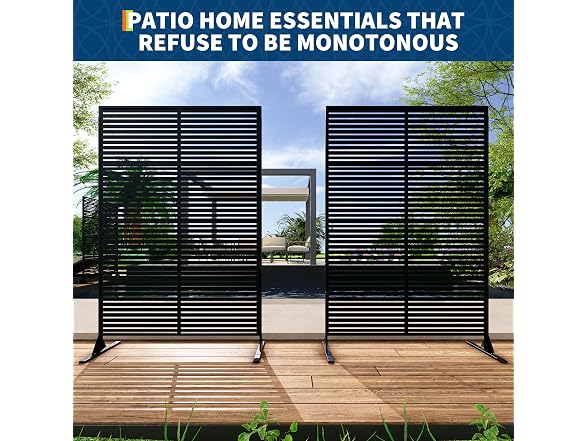 Outlane Metal Privacy Screen 72" X 47"
