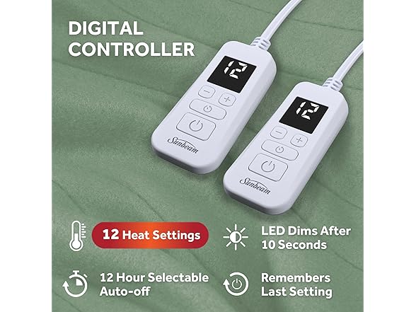 Sunbeam Sunbeam Royal Ultra Fleece Heated Electr