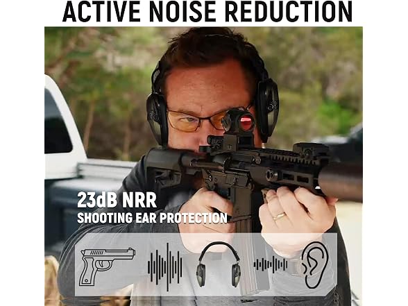 ACT FIRES Shooting Ear Protection NRR 23dB