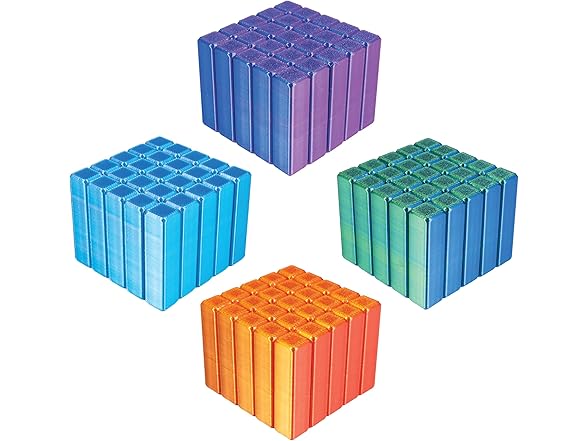 Raymond Geddes 3D Printed Pixel Cube Fidget Toys Pack of 12 