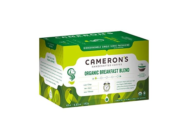 Cameron's Organic d Single Serve Coffee 12 count