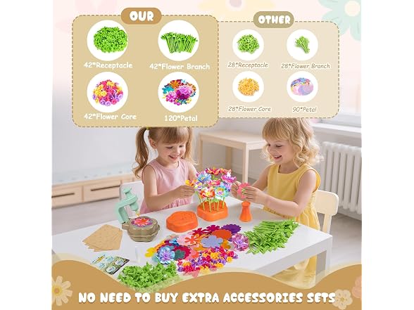 Scvcid DIY Flower Craft Kits