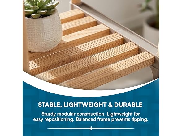 Honey-Can-Do 10-Tier Wood Plant Stand - Gallery 7