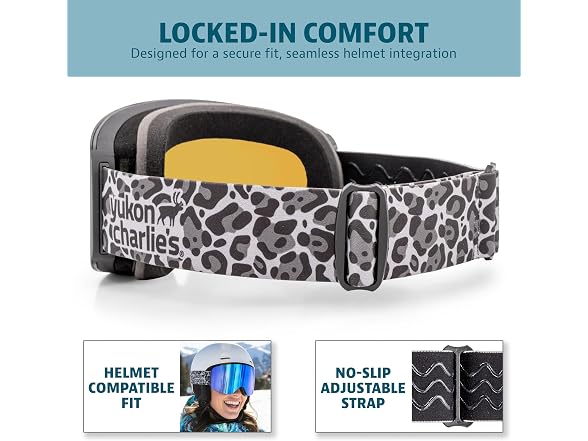 Yukon Charlie's Ropeline Adult Snow Goggles 