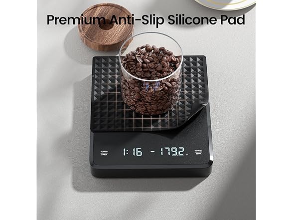 Rechargeable Mini Coffee Scale with Timer