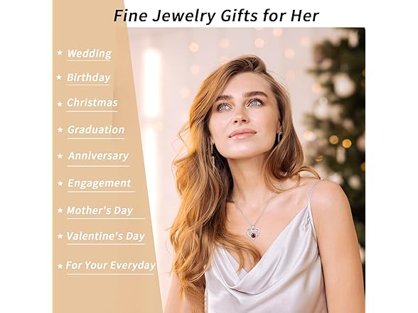 Momlovu Infinity Heart Necklace Silver