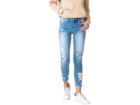 Kan Can Women (9/28) Jeans Mid-Rise Skinny Jeans
