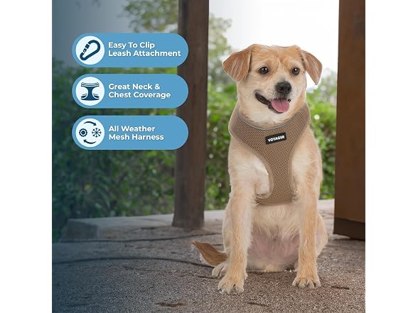 Best Pet Voyager Aerolite Over the Head Dog Harness, XSM