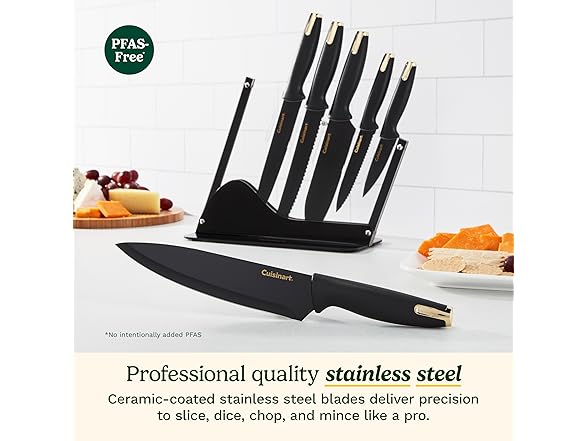 Cuisinart Advantage Nonstick Ceramic-Coated Knife Set