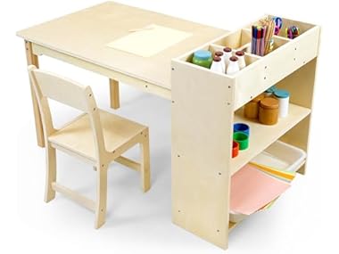 $49.99, Was $159.99, 68% Off! Kids table and Chair Set dealfomo