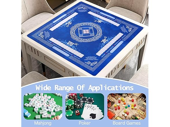 HYXFJITS Mahjong Mat for Table