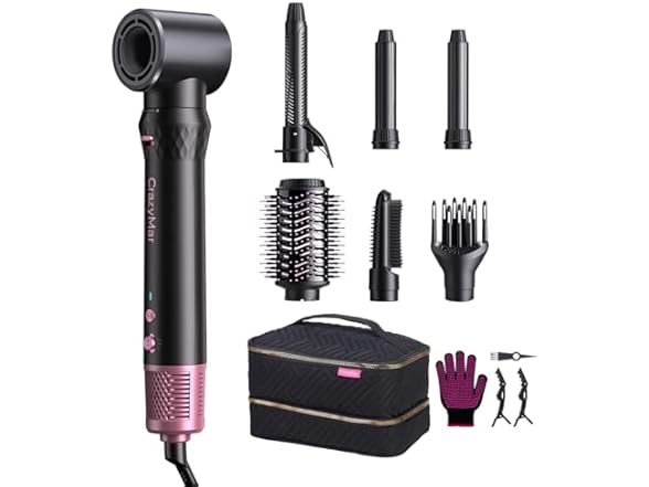 CrazyMar 7 in 1 Hot Air Brush