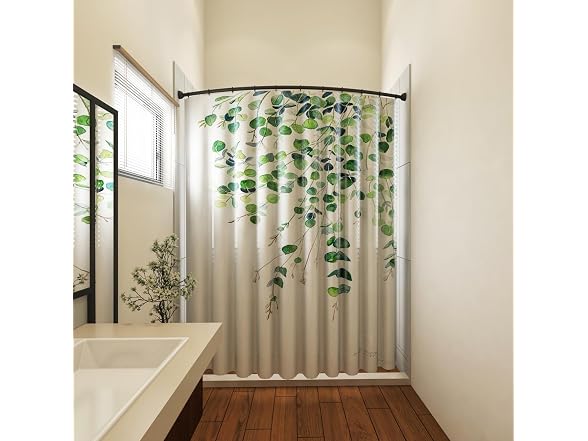 Design House Adjustable Curved Shower Rod