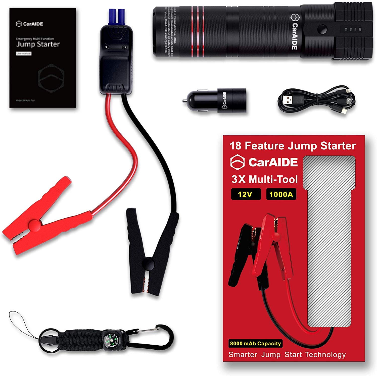 CarAIDE 18-in-1 12V/1000A Jump Starter - Gallery 15