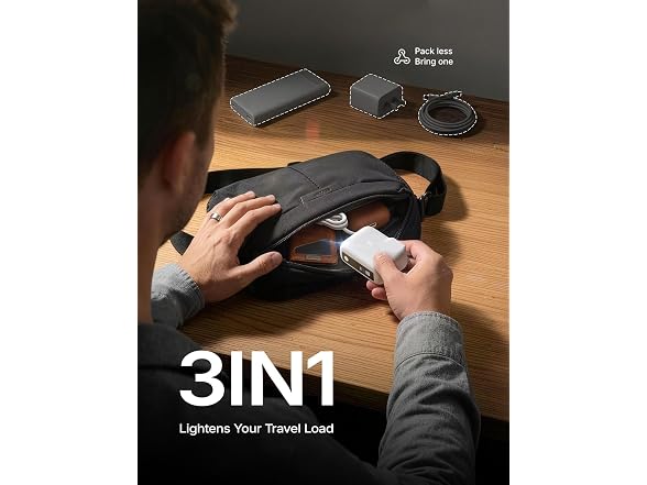 LISEN Mini 3-in-1 Portable Charger