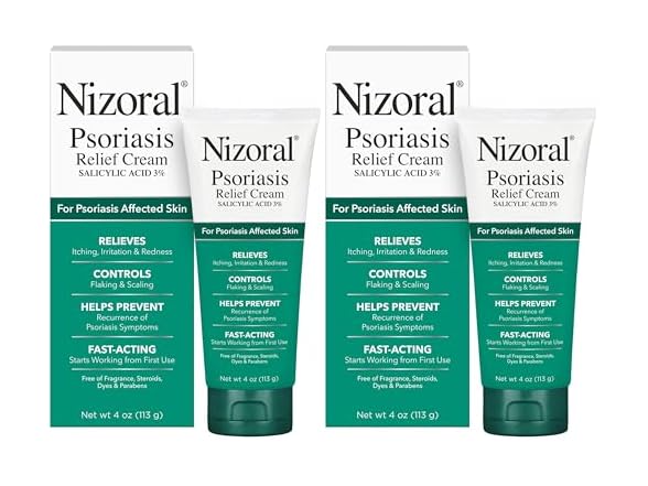 Nizoral Psoriasis Relief Cream 4Oz (2Pk)