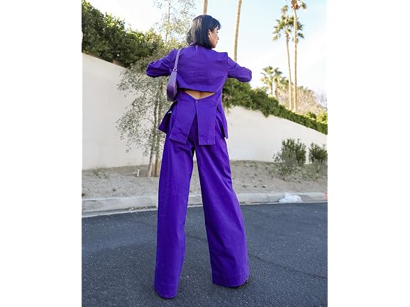 The Drop Heliotrope Thigh Cut-Out Wide