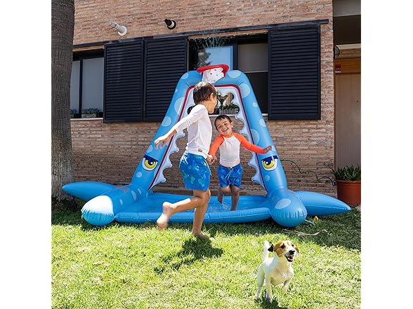 Zone Tech PA0008 Inflatable Shark Sprinkler for Kids