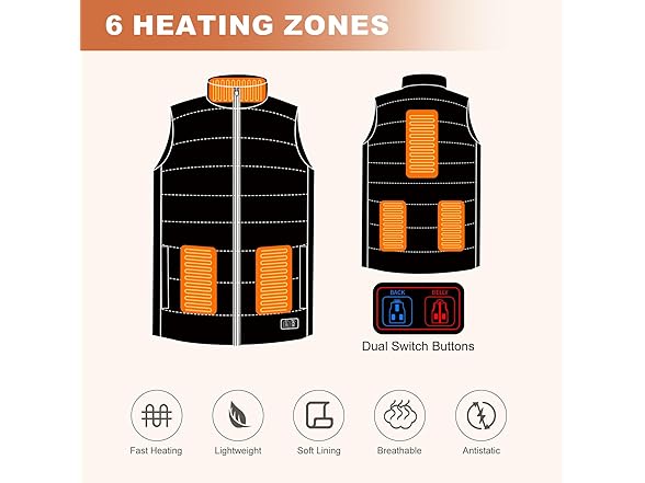 Heated Vest for Men