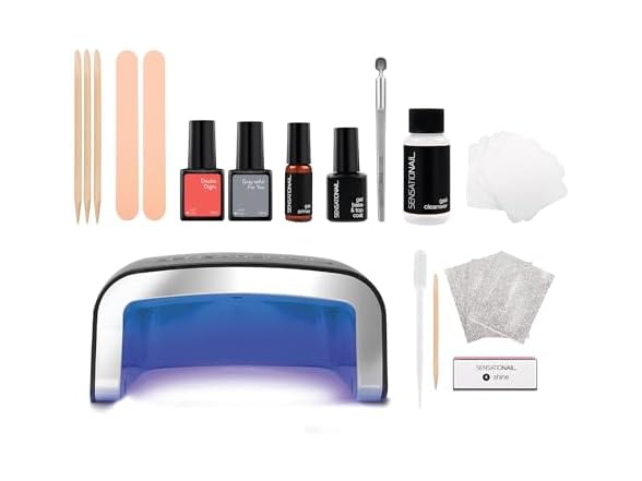 Sensationail Clean Prep & Cure Gel Nail Polish Kit