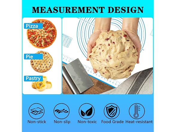 UBeesize Oversize Silicone Baking Mat