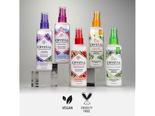 Crystal Mineral Deodorant Spray Pomegranate 4.0