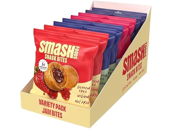 Smash Foods Variety Snack Bites to Go - Gluten