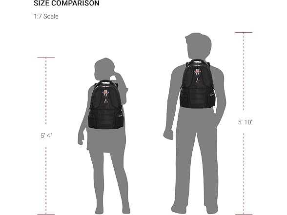 SwissGear 2769 ScanSmart Laptop Backpack,Black