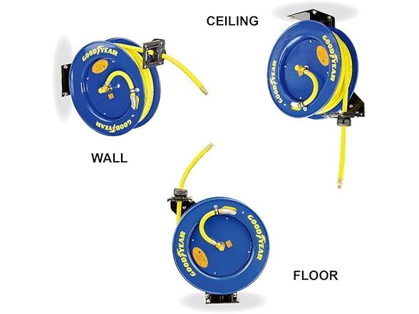 Goodyear Air Hose Reel Retractable 3/8" Inch x 50'