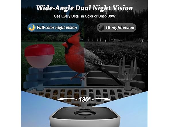 MAXDONE Smart Bird Feeder with Camera