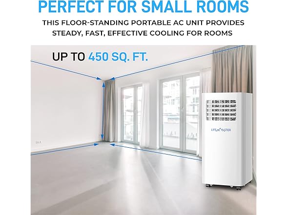 Lifemaster 10,000 BTU Portable Air Conditioners -450 SqFt