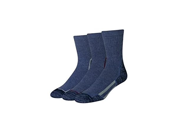 $5.99, Was $14.90, 59% Off! Amazon Essentials Men 3 Pairs Cotton Hiking Socks dealfomo