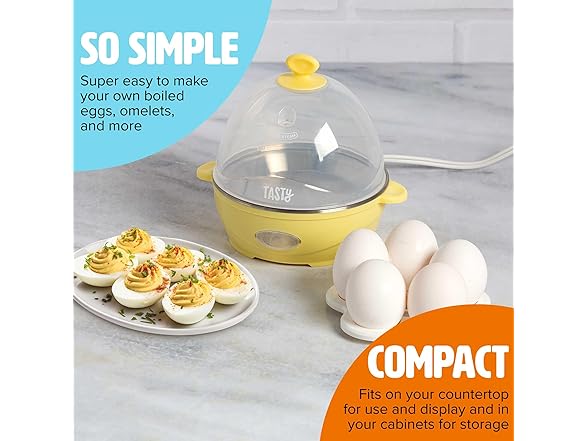 Tasty Mini Rapid Egg Cooker