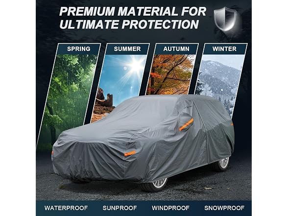 16 Layers SUV Car Cover 184"-190"
