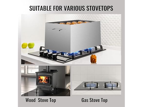 Water Bath Canner, 15 Quart Stove Top Canner
