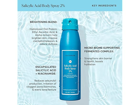 Naturium Salicylic Acid Body Spray 2%