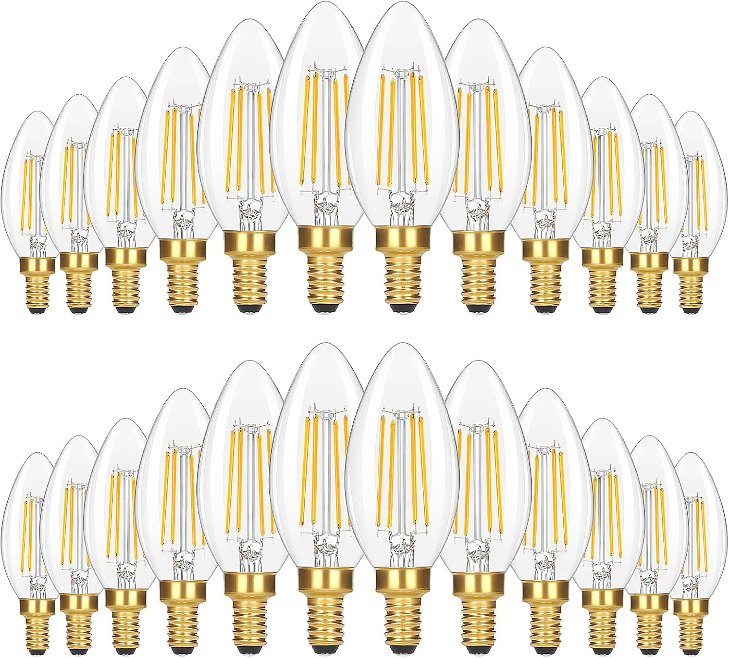 GoBright 24-Pack E12 LED Light Bulbs - Gallery 10