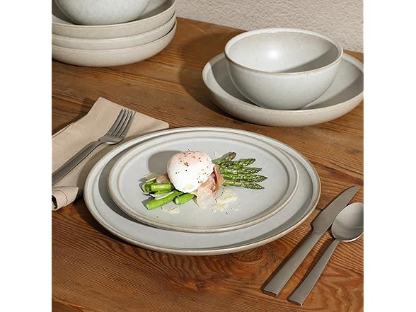Gibson Elite Beckett Stoneware Matte Dinnerware Set