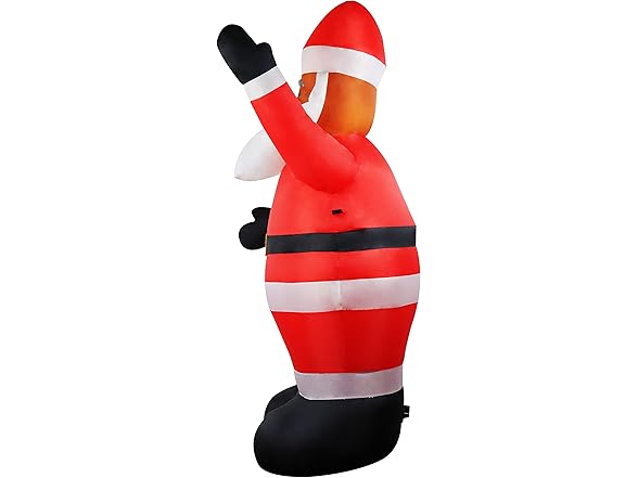 Top Treasures 6 ft Christmas Inflatable Santa Claus