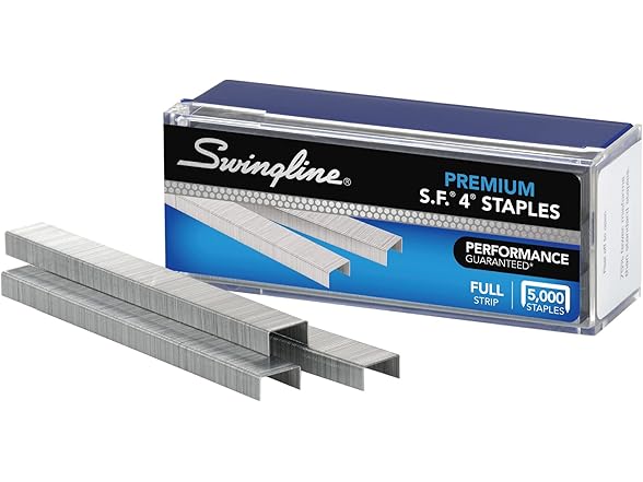 Swingline Staples, S.F. 4, Premium, 1/4 Inches Length