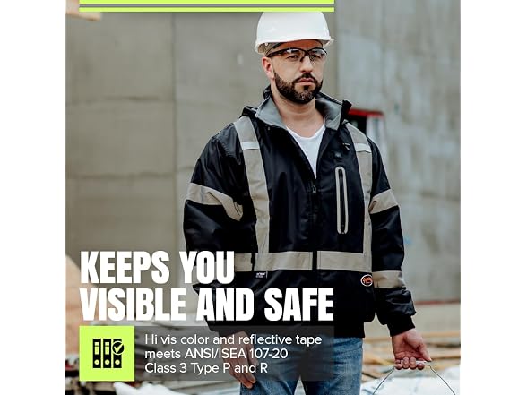 Pioneer Hi Vis Waterproof Heated Safety