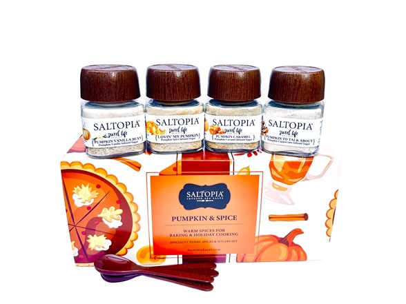 Saltopia Pumpkin Spice Sugars, 4-Pack